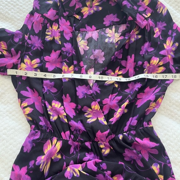 Maje Ritunia Shirt Collar Floral Print Maxi Dress - Picture 12 of 13